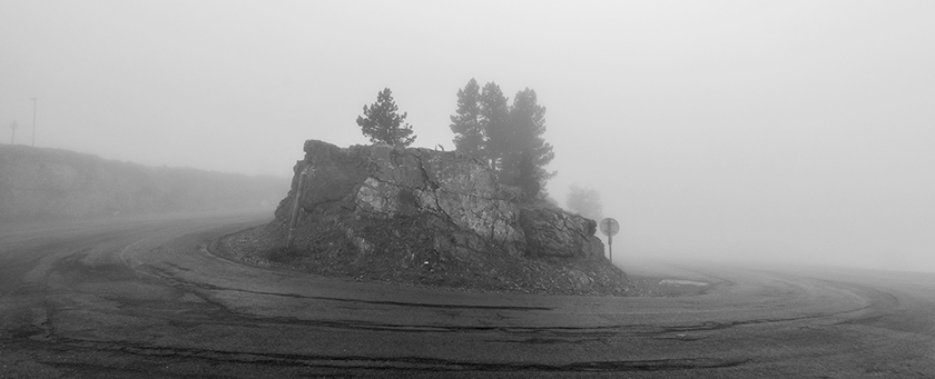 Série Brume — paysages de montagne dans le brouillard